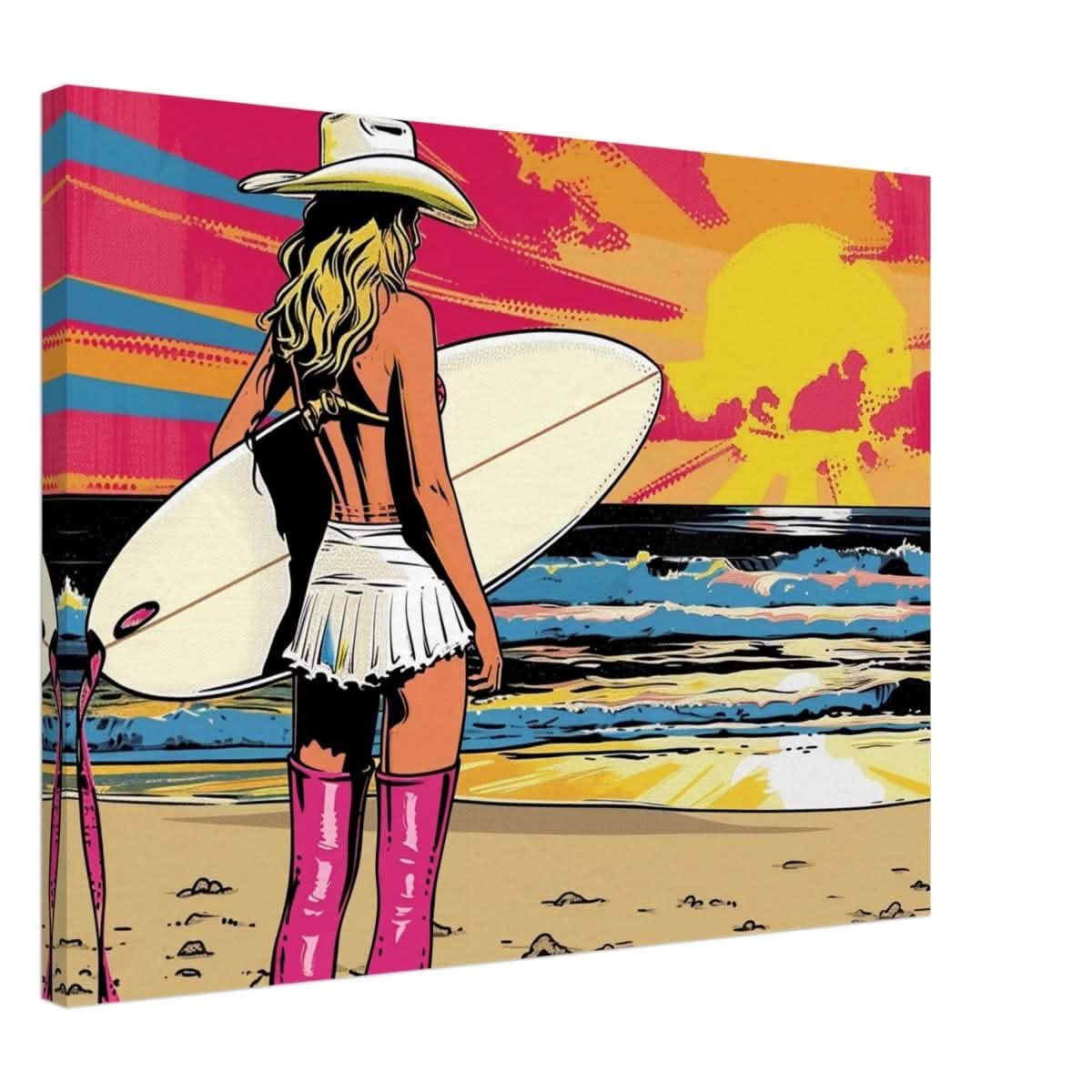 Da Vinci Pop Art Wall art Print - Canvas - 60x80 cm / 24x32″ - Thick