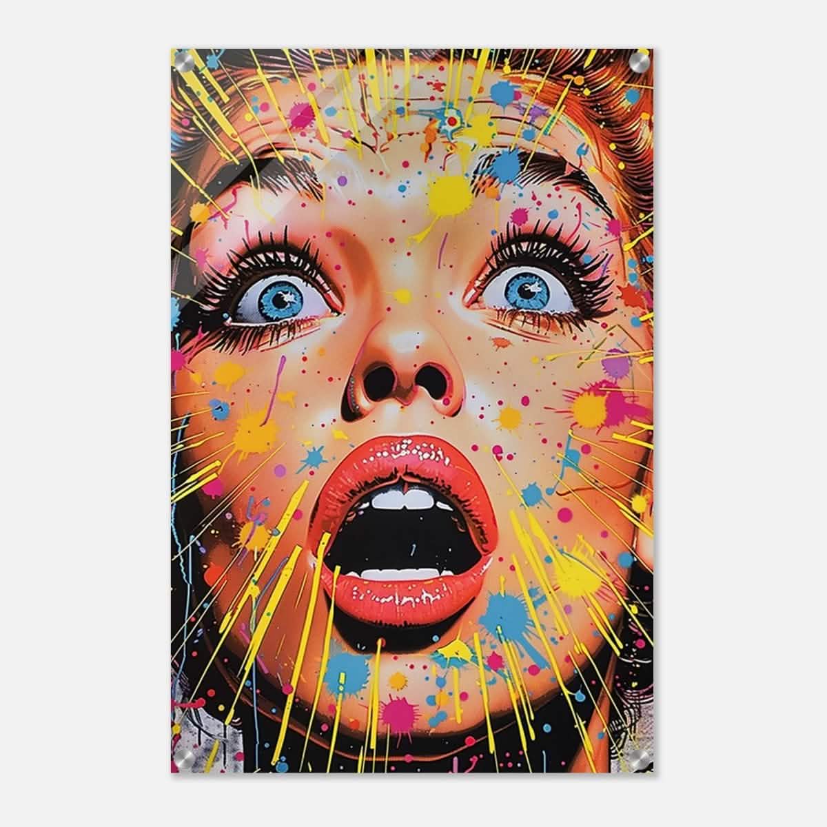 Da Vinci Pop Art Wall art print - Acrylic Print - 50x75 cm / 20x30″ -