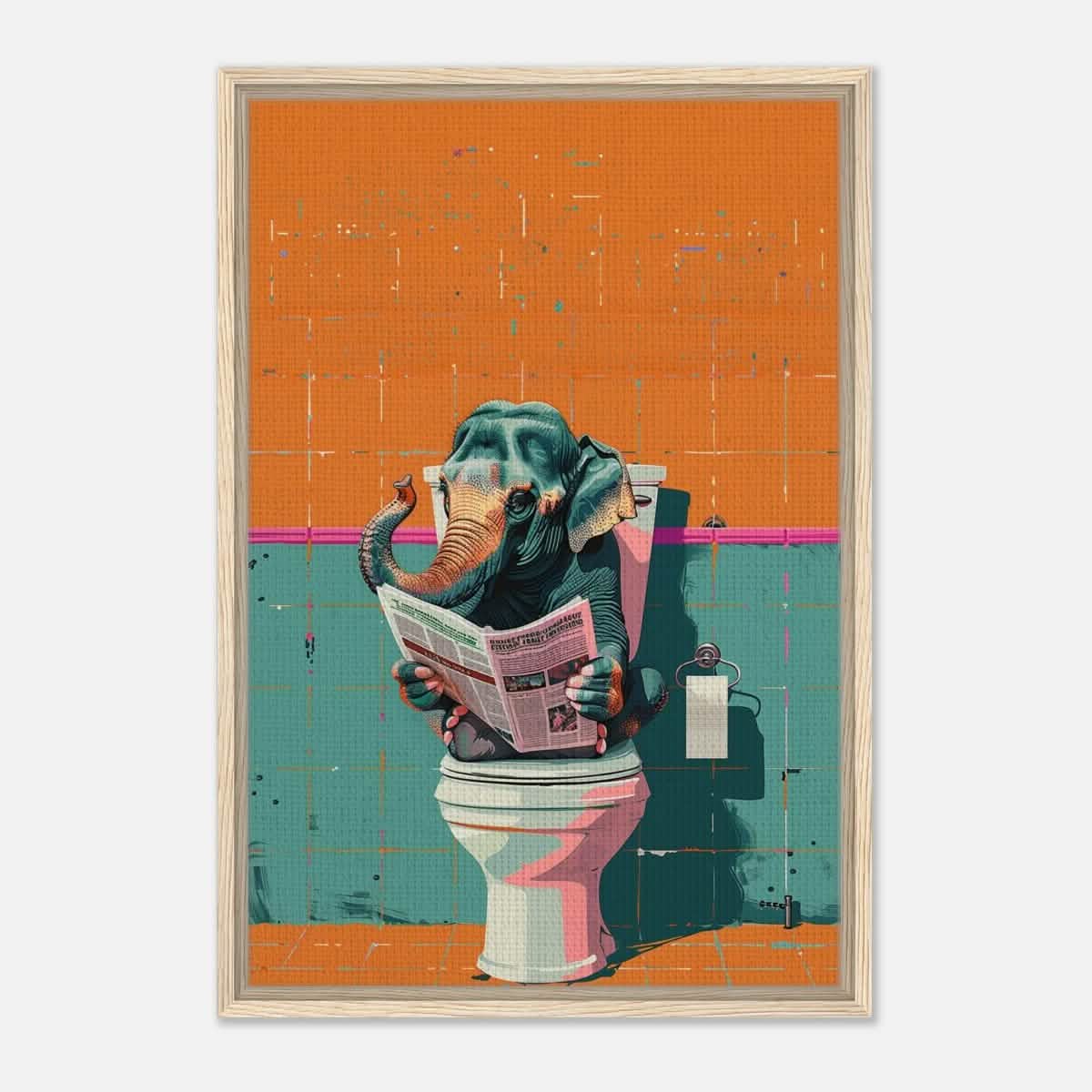 Da Vinci Pop Art Wall art print - Framed Canvas - 50x75 cm / 20x30″ - Wood frame