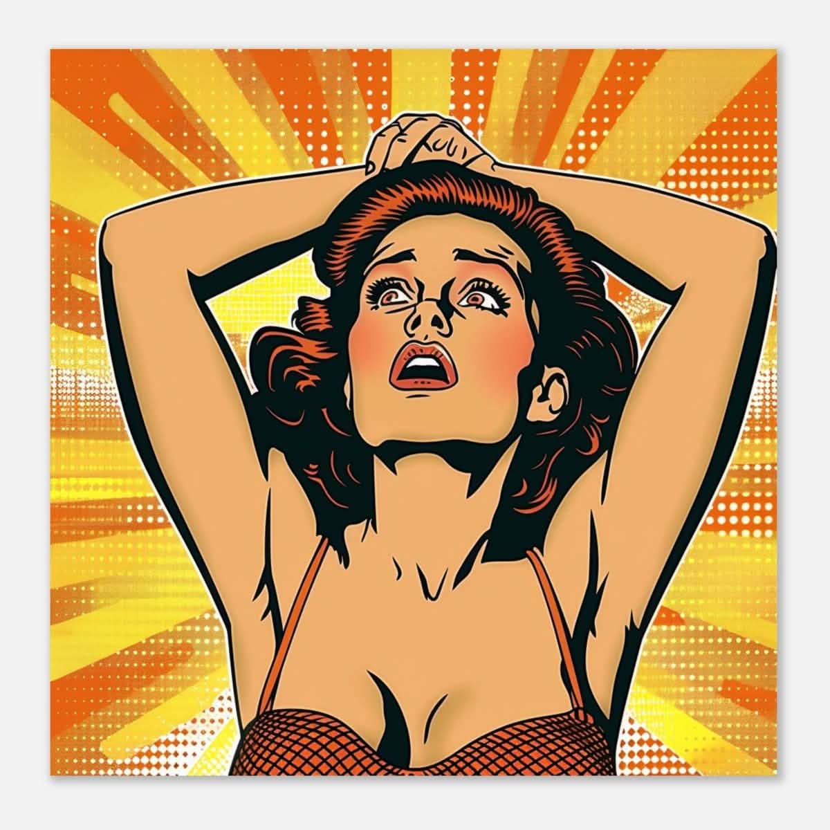 Da Vinci Pop Art Wall art print - Aluminum Print - 60x60 cm / 24x24″ -