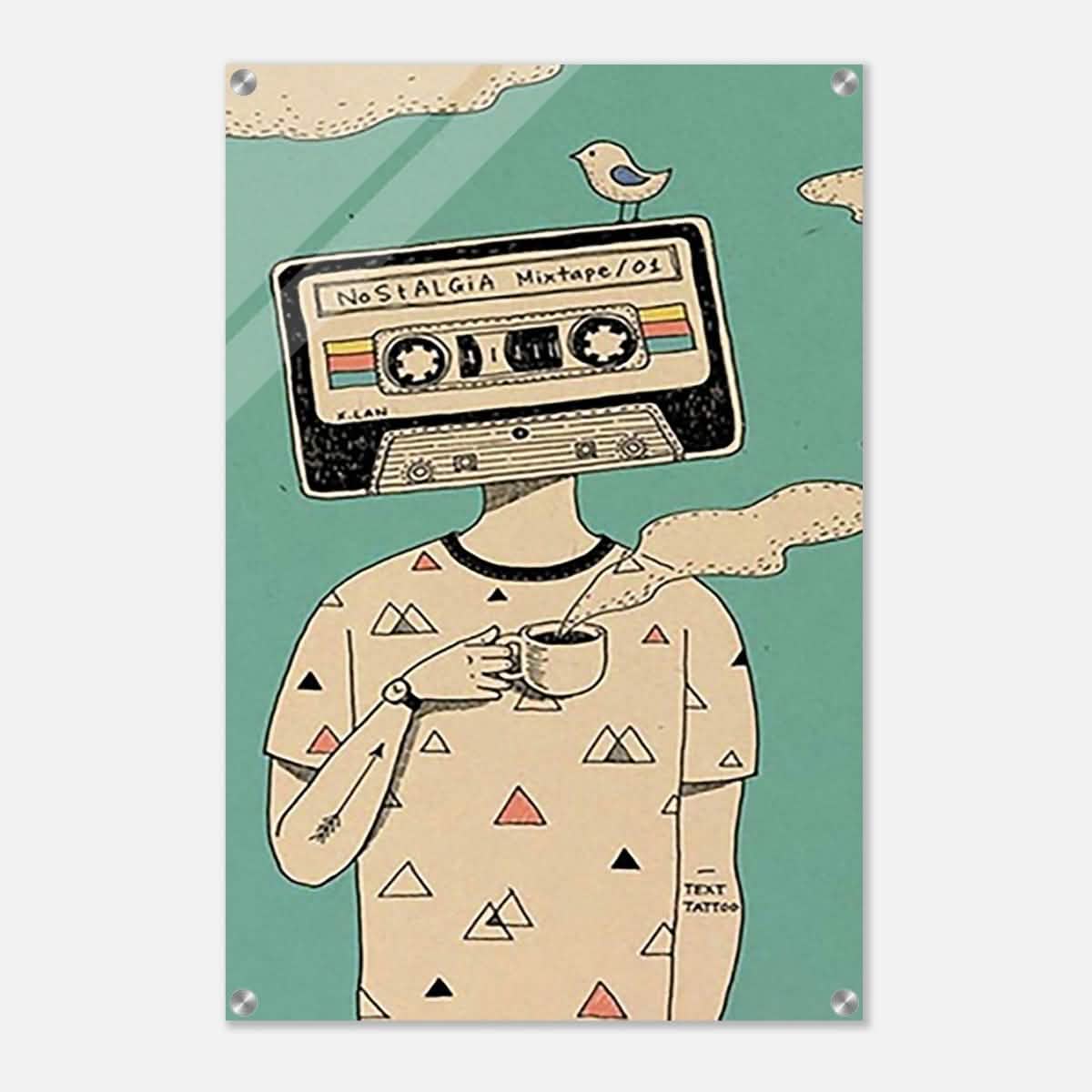 Da Vinci Pop Art Wall art print - Acrylic Print - 50x75 cm / 20x30″ -