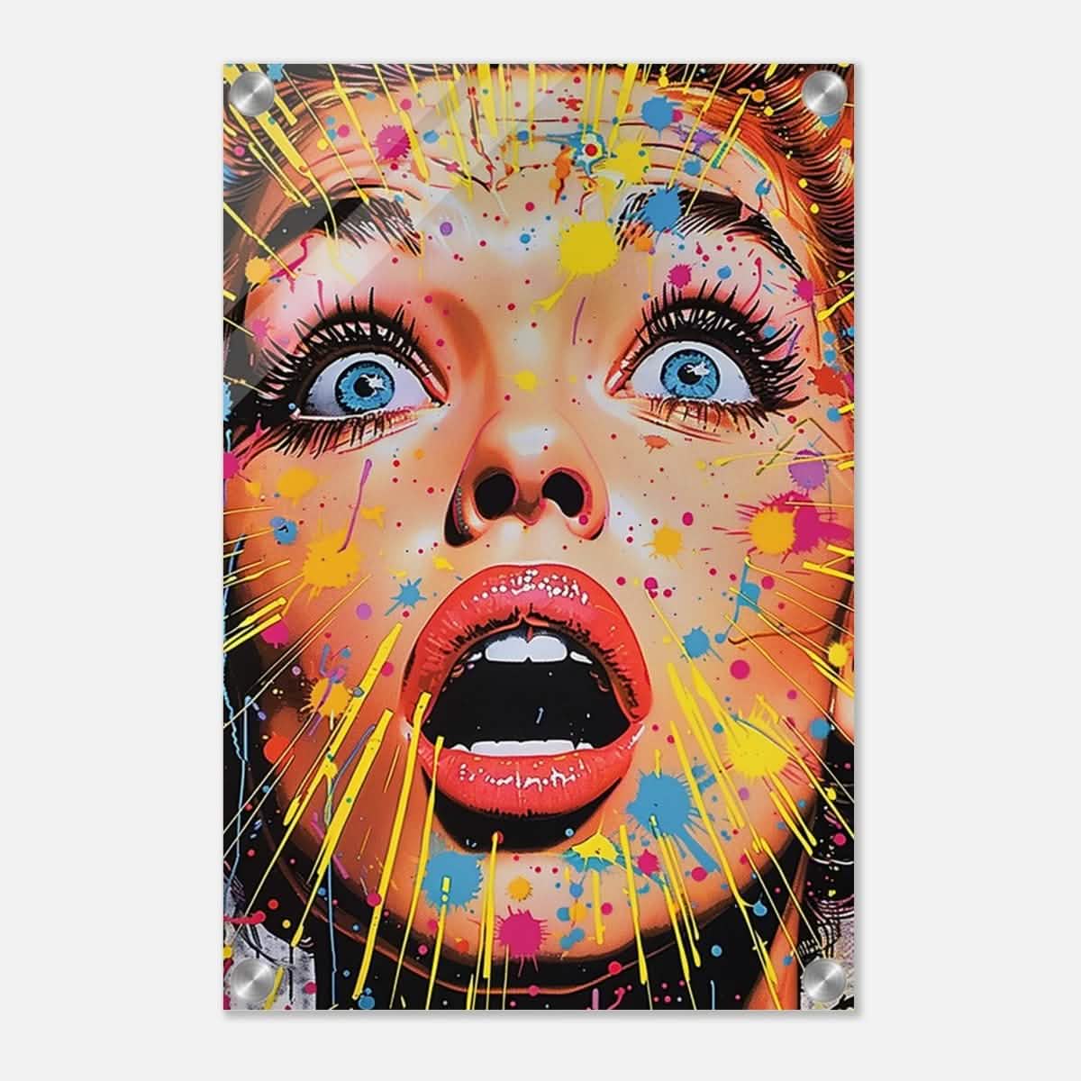 Da Vinci Pop Art Wall art print - Acrylic Print - 30x45 cm / 12x18″ -