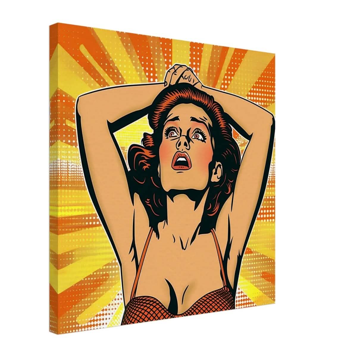 Da Vinci Pop Art Wall art print - Canvas - 50x50 cm / 20x20″ - Slim