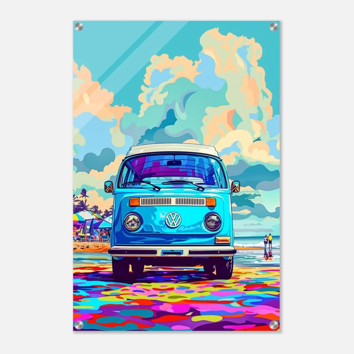 Da Vinci Pop Art Wall art print - Acrylic Print - 50x75 cm / 20x30″ -