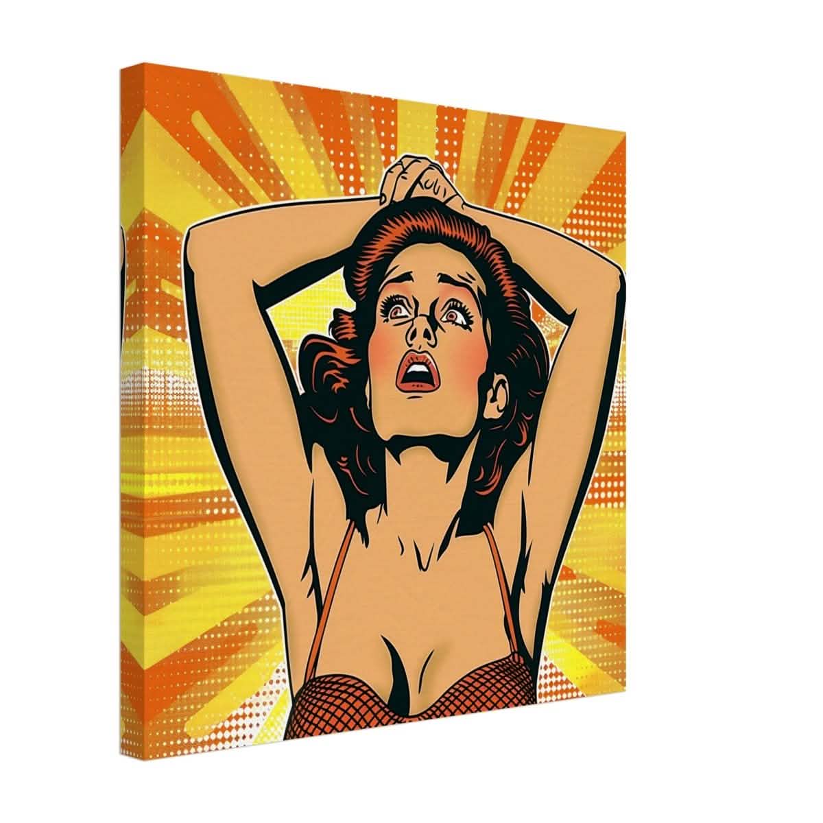 Da Vinci Pop Art Wall art print - Canvas - 40x40 cm / 16x16″ - Slim