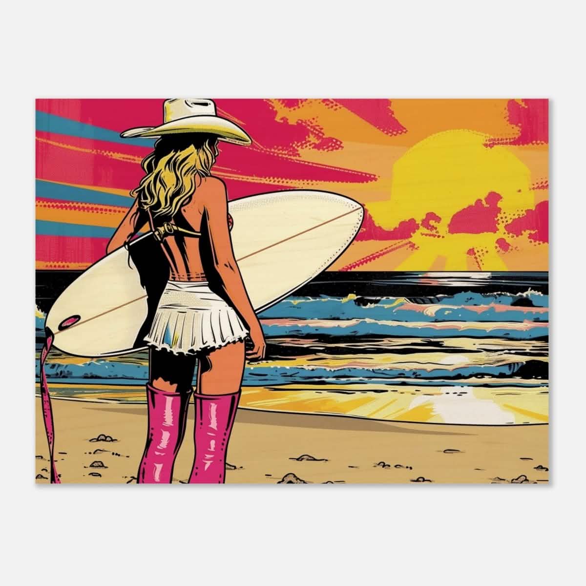 Da Vinci Pop Art Wall art Print - Wood Prints - 30x40 cm / 12x16″ - 20 mm