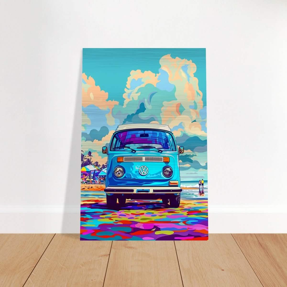 Da Vinci Pop Art Wall art print - Brushed Aluminum Print - 60x90 cm / 24x36″ -