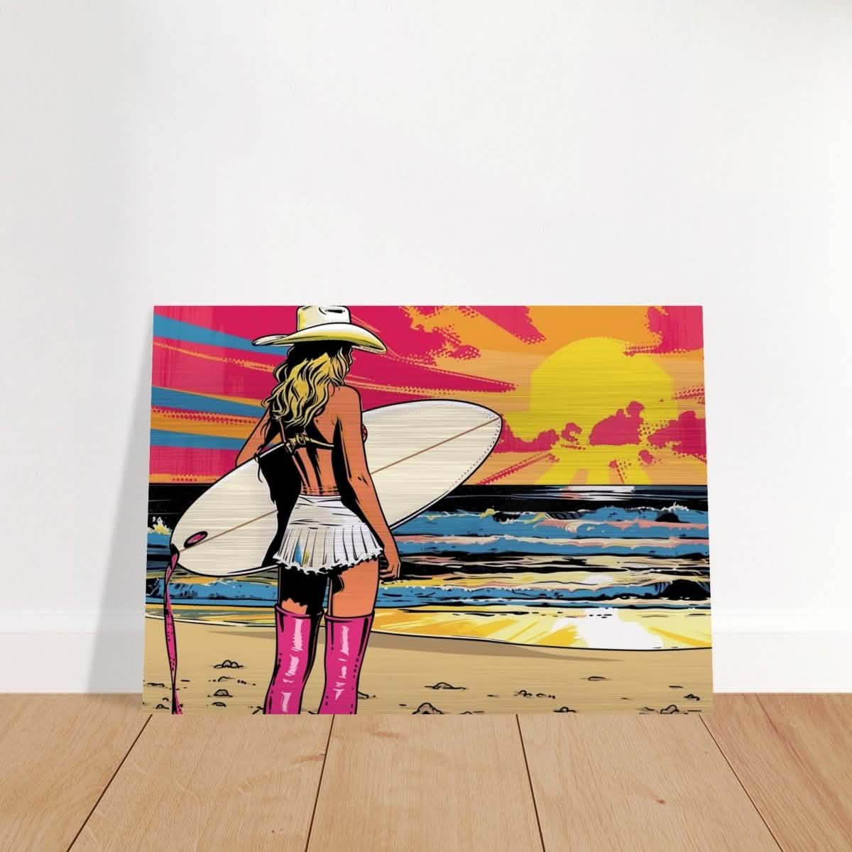 Da Vinci Pop Art Wall art Print - Brushed Aluminum Print - 50x70 cm / 20x28″ -