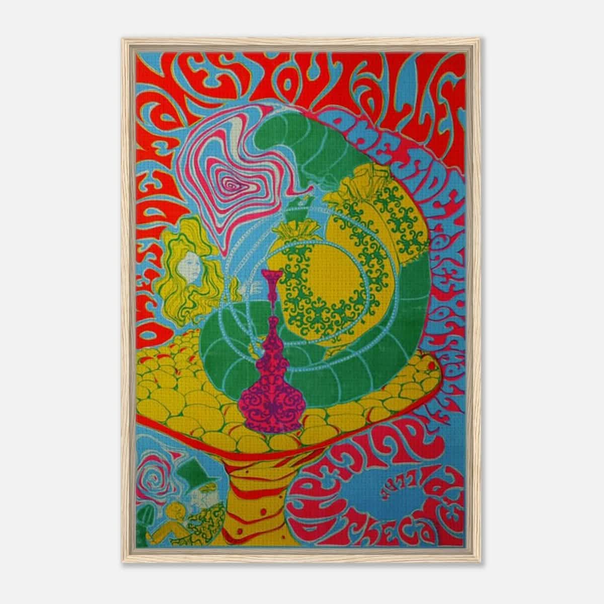 Da Vinci Pop Art Wall art print - Framed Canvas - 60x90 cm / 24x36″ - Wood frame