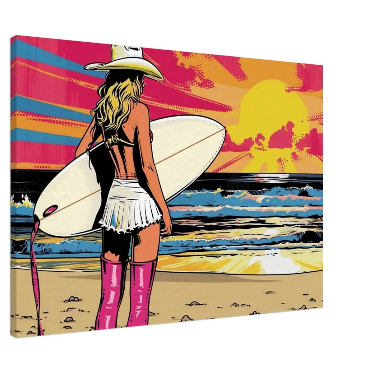 Da Vinci Pop Art Wall art Print - Canvas - 70x100 cm / 28x40″ - Slim