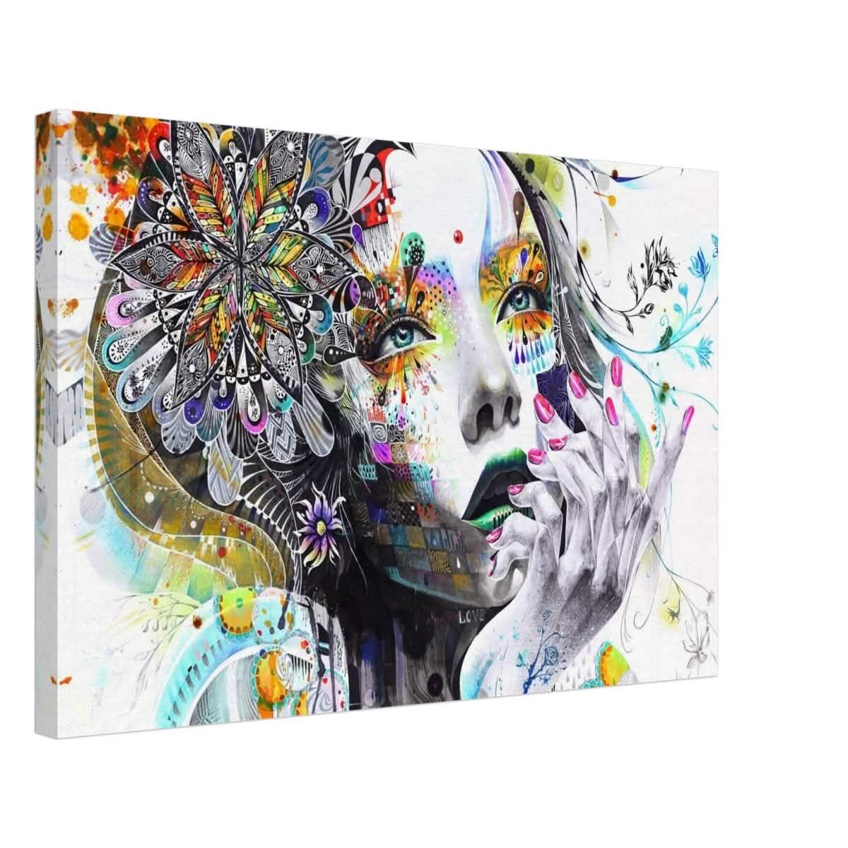 Da Vinci Pop Art wall art print - Canvas - 40x60 cm / 16x24″ -