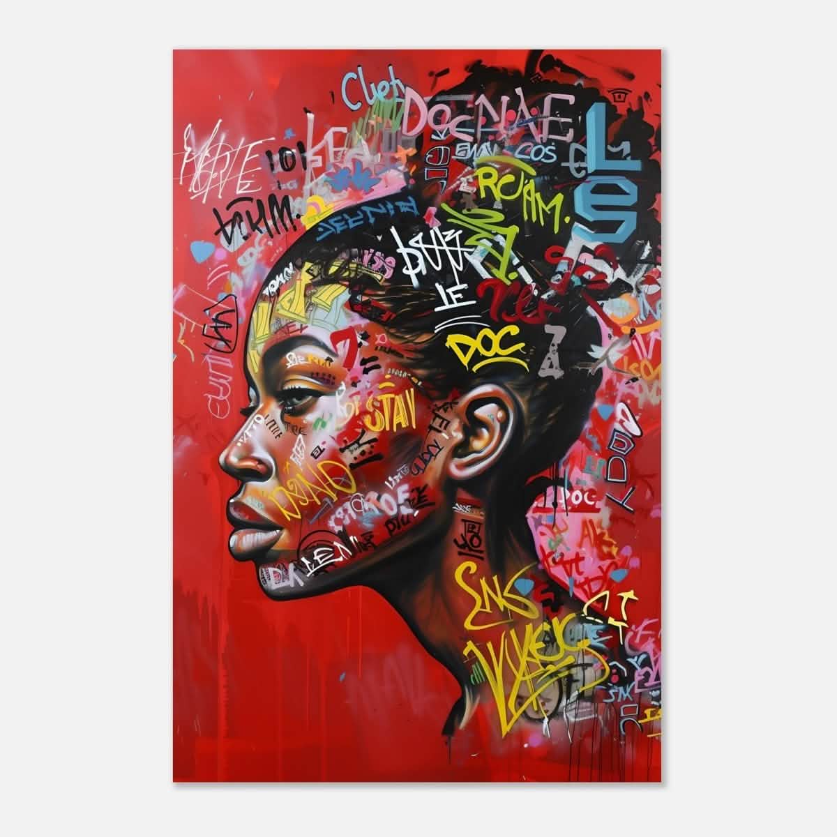 Da Vinci Pop Art Wall art print - Aluminum Print - 60x90 cm / 24x36″ -