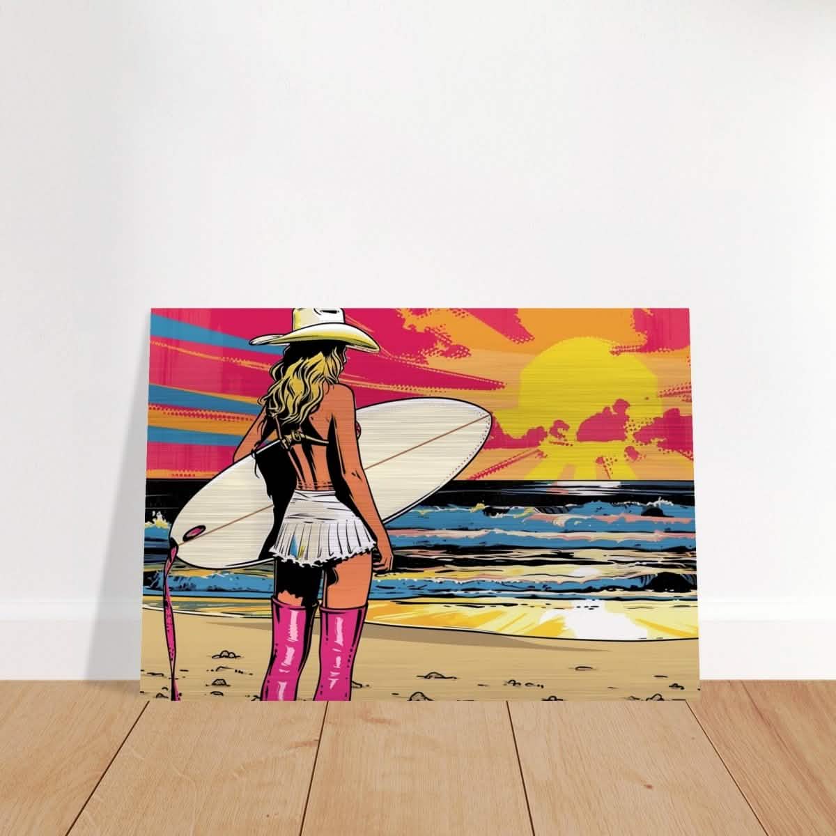 Da Vinci Pop Art Wall art Print - Brushed Aluminum Print - 70x100 cm / 28x40″ -