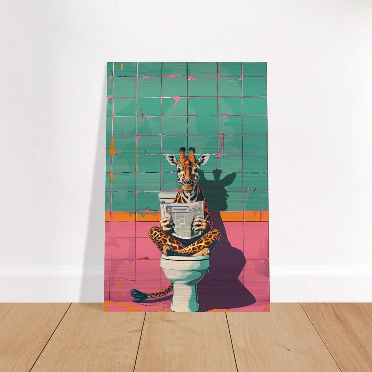 Da Vinci Pop Art Wall art print - Brushed Aluminum Print - 60x90 cm / 24x36″ -