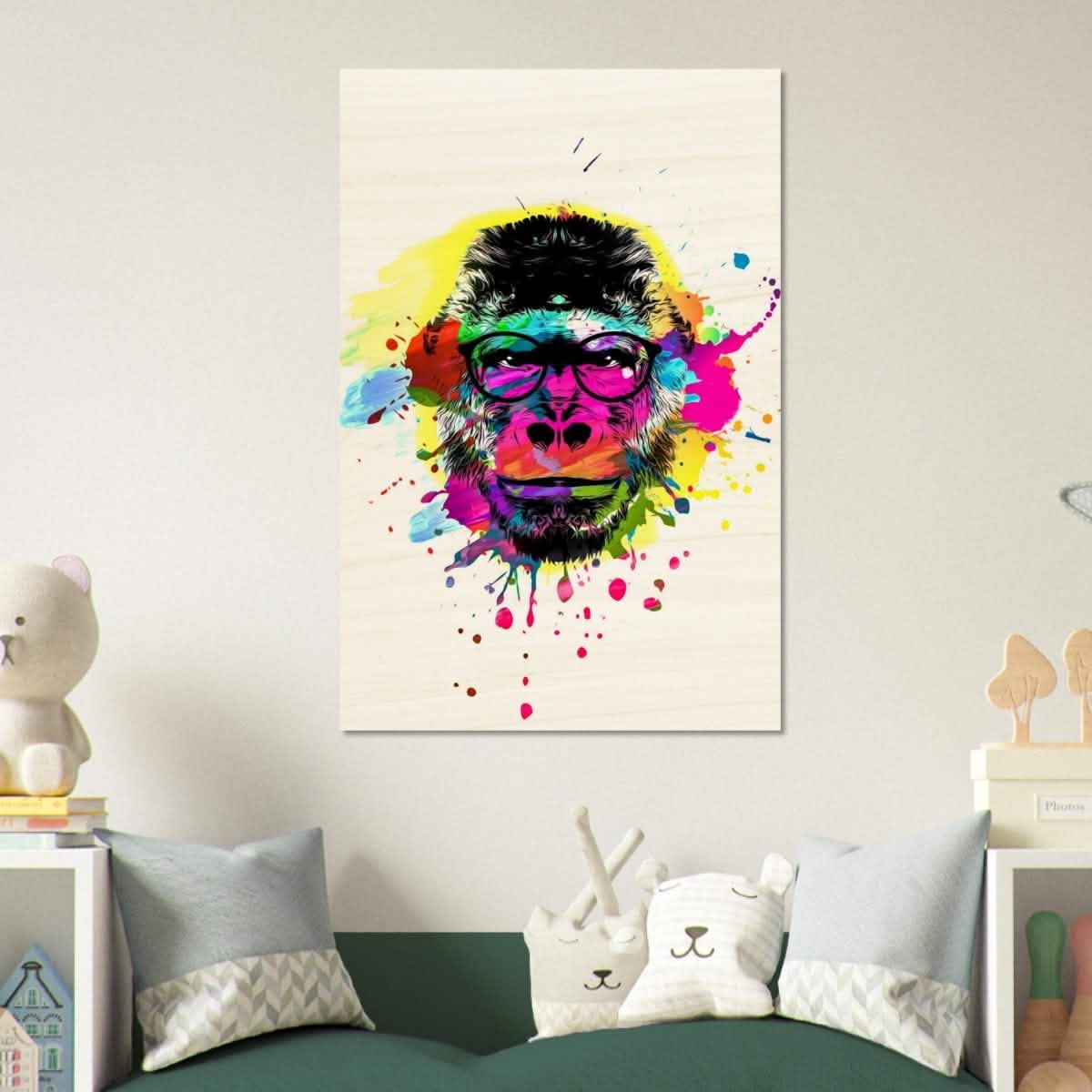 Da Vinci Pop Art Wall art print - Wood Prints - 60x90 cm / 24x36″ -