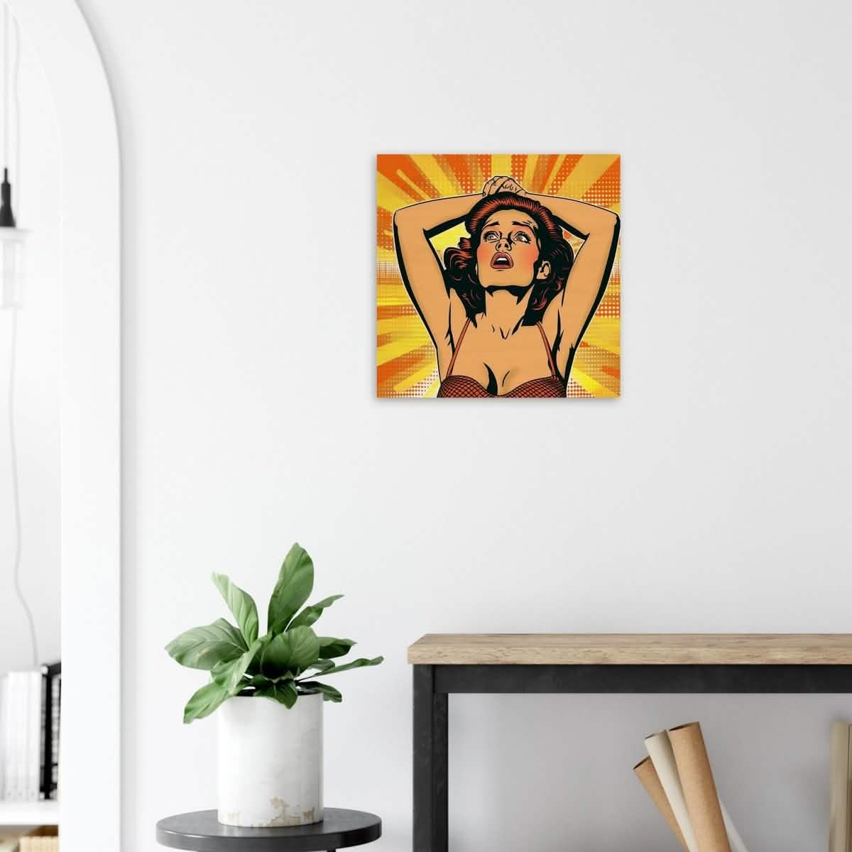 Da Vinci Pop Art Wall art print - Wood Prints - 50x50 cm / 20x20″ - 10 mm