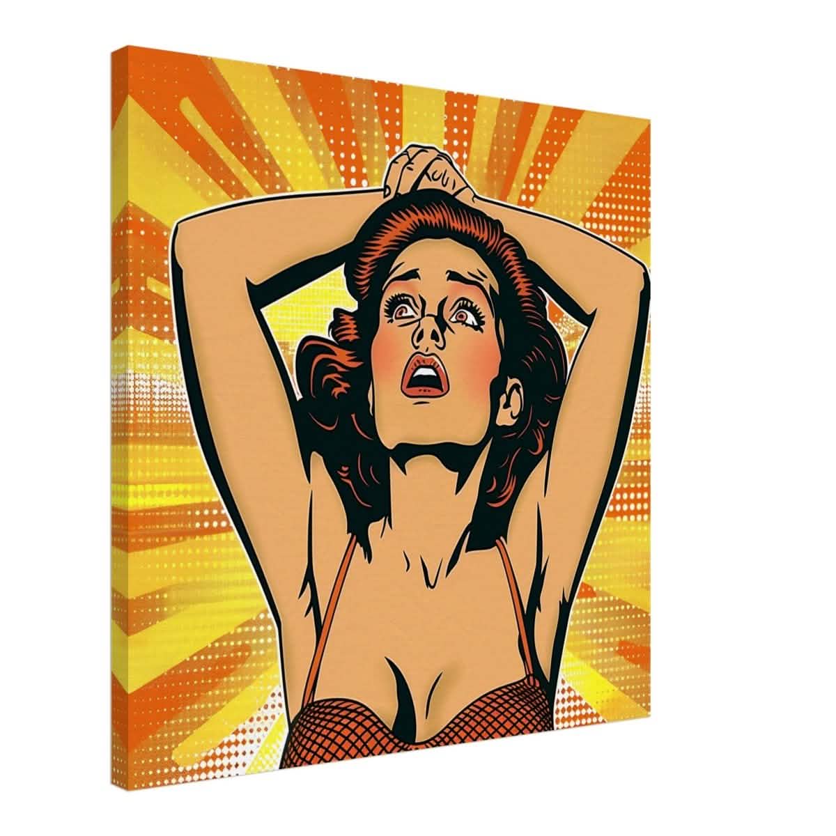 Da Vinci Pop Art Wall art print - Canvas - 60x60 cm / 24x24″ - Slim