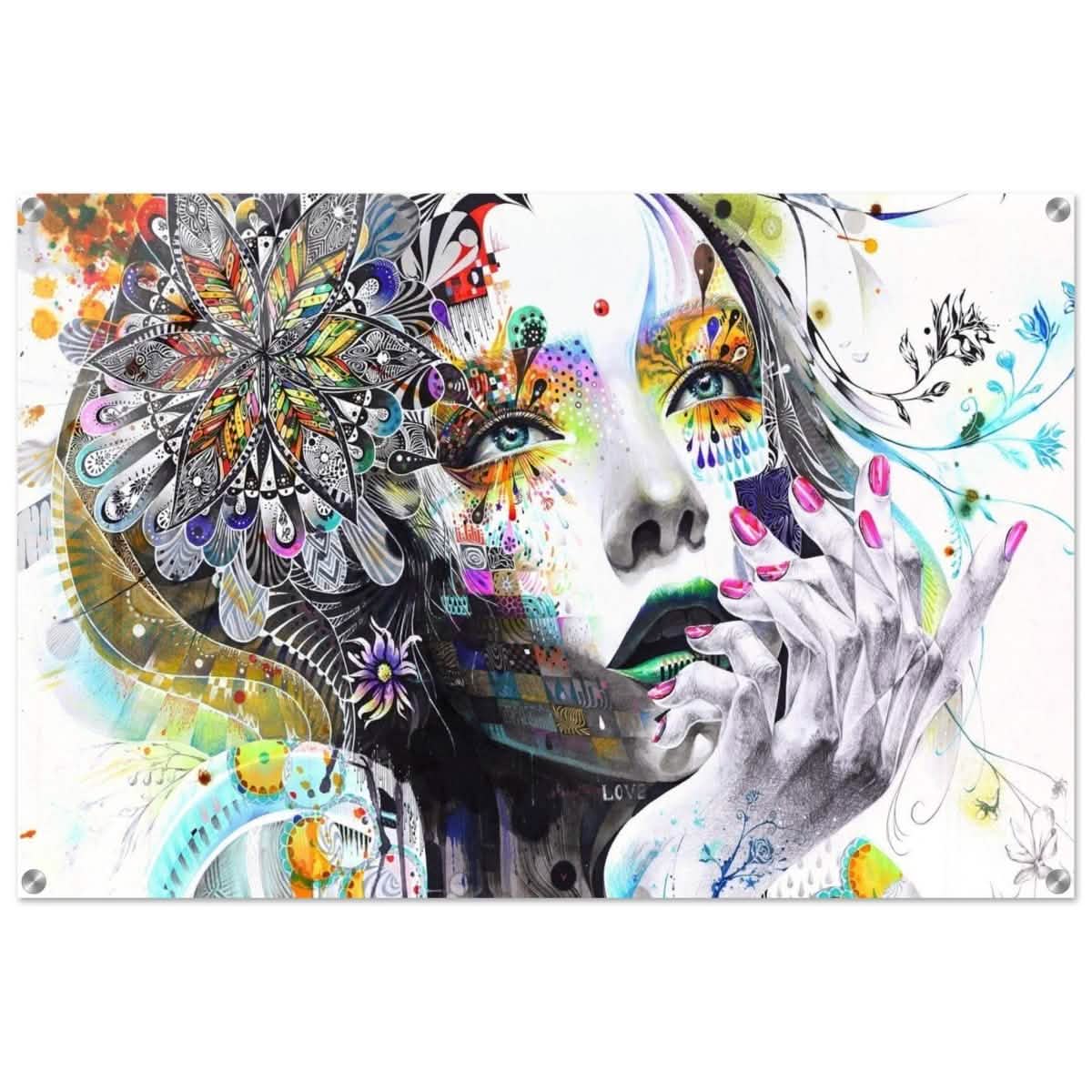 Da Vinci Pop Art wall art print - Acrylic Print - 60x90 cm / 24x36″ -