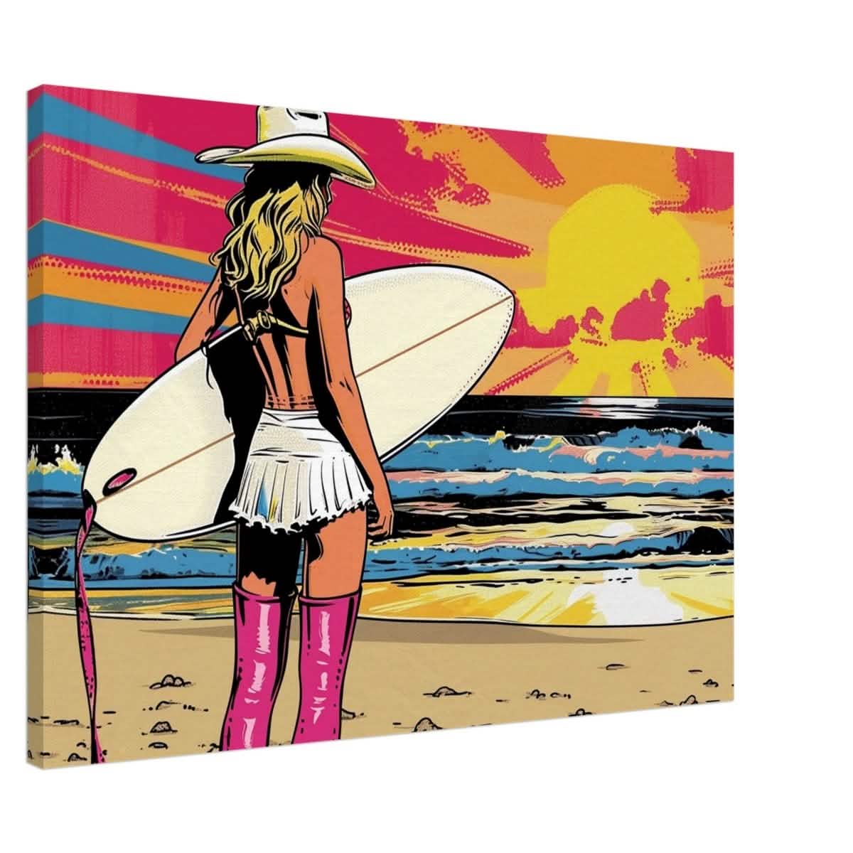 Da Vinci Pop Art Wall art Print - Canvas - 70x100 cm / 28x40″ - Thick