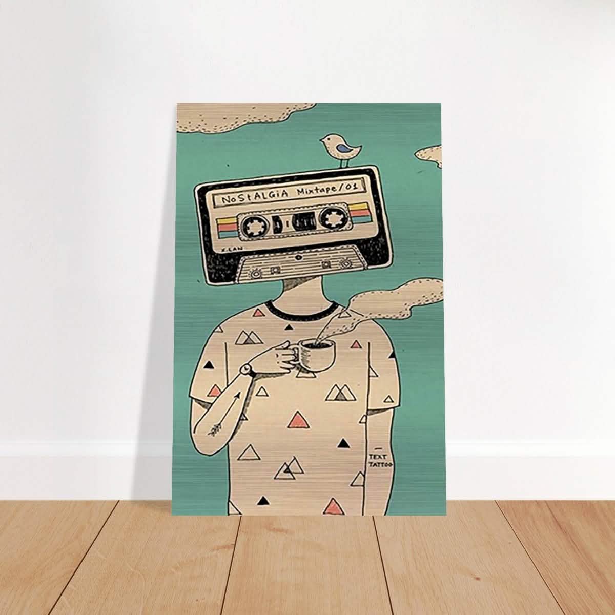 Da Vinci Pop Art Wall art print - Brushed Aluminum Print - 60x90 cm / 24x36″ -