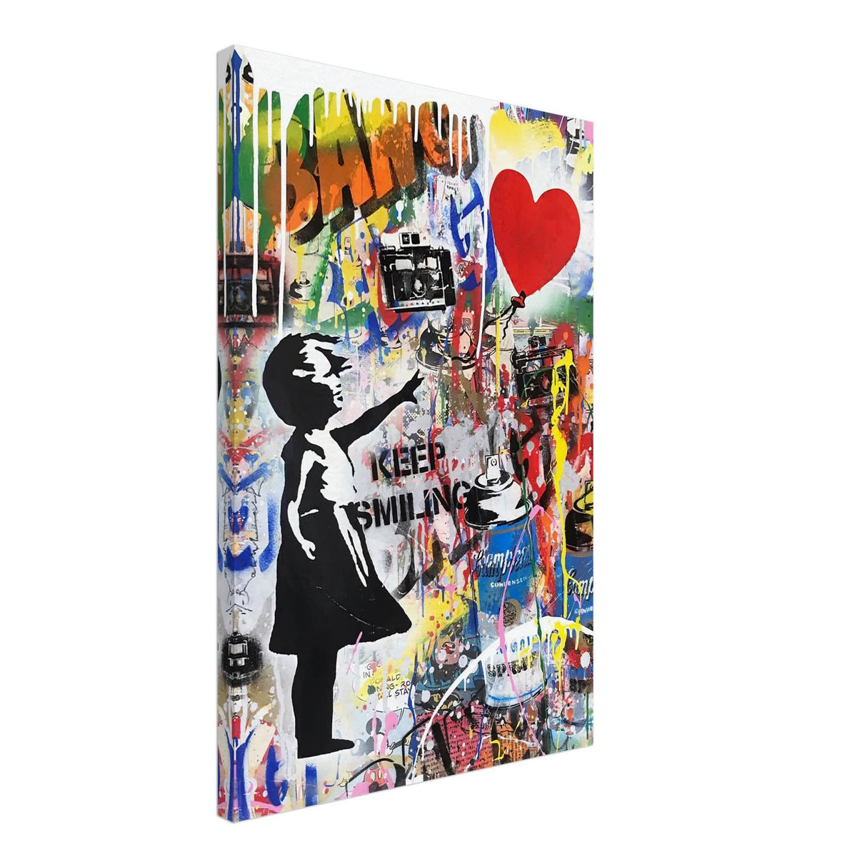 Da Vinci Pop Art Wall Art | Smile - Canvas - 50x75 cm / 20x30″ - Thick