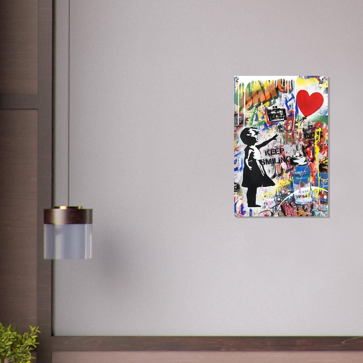 Da Vinci Pop Art Wall Art | Smile - Acrylic Print - 50x75 cm / 20x30″ -