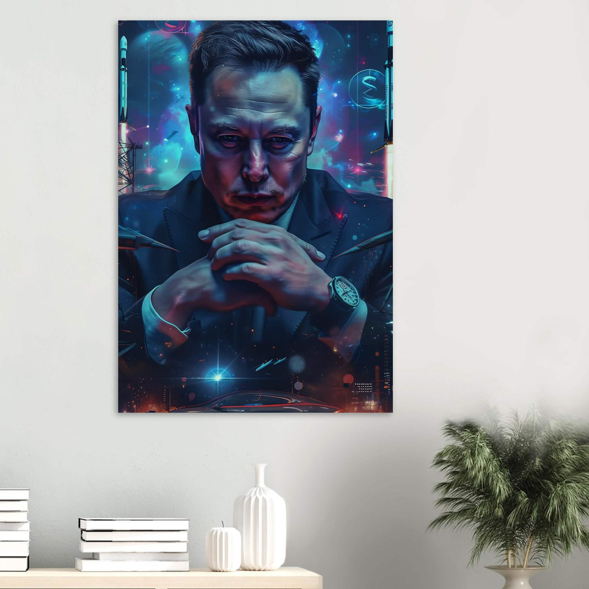 Da Vinci Pop Art Wall Art - Wood Prints - 70x100 cm / 28x40″ - 20 mm