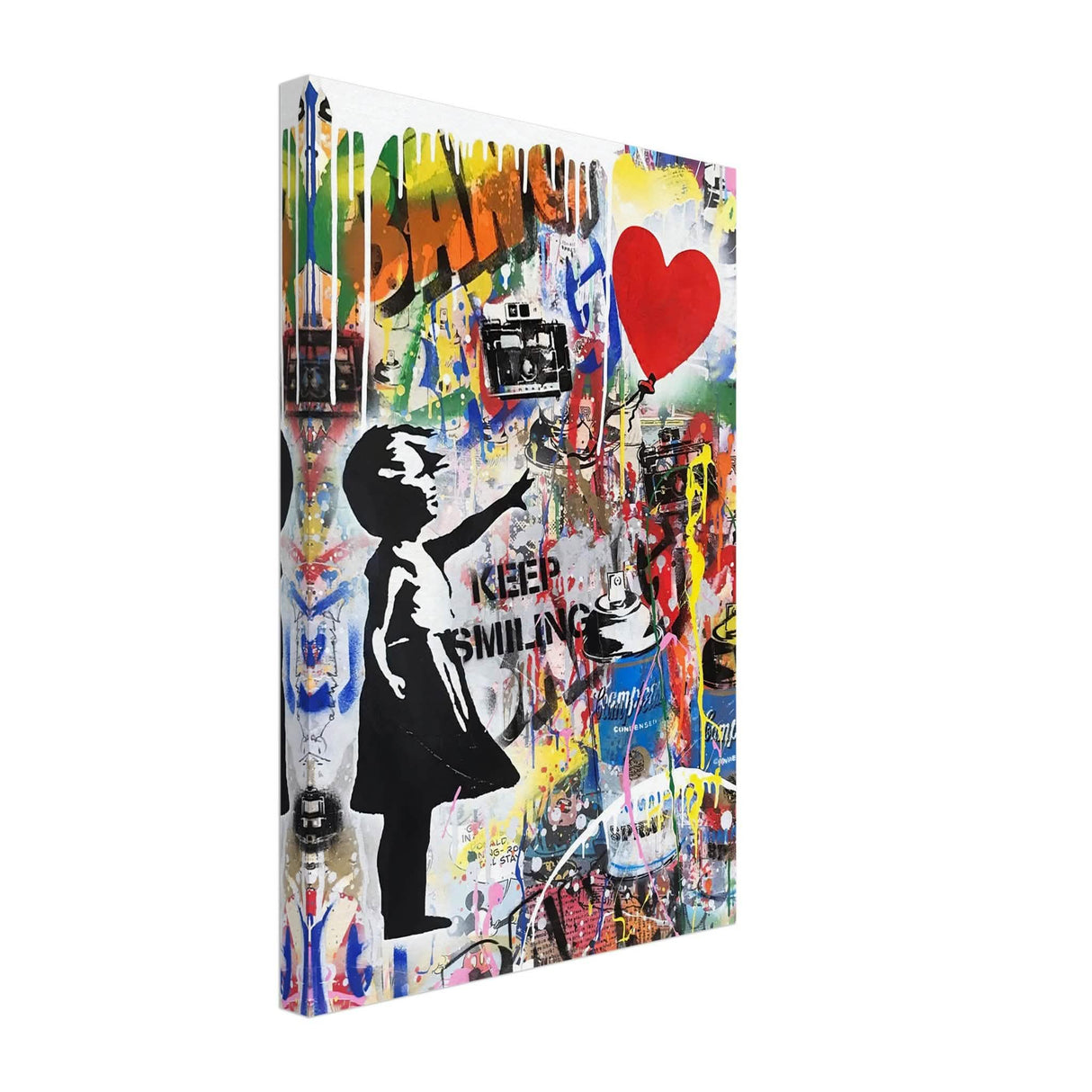 Da Vinci Pop Art Wall Art - Canvas - 30x45 cm / 12x18″ - Slim