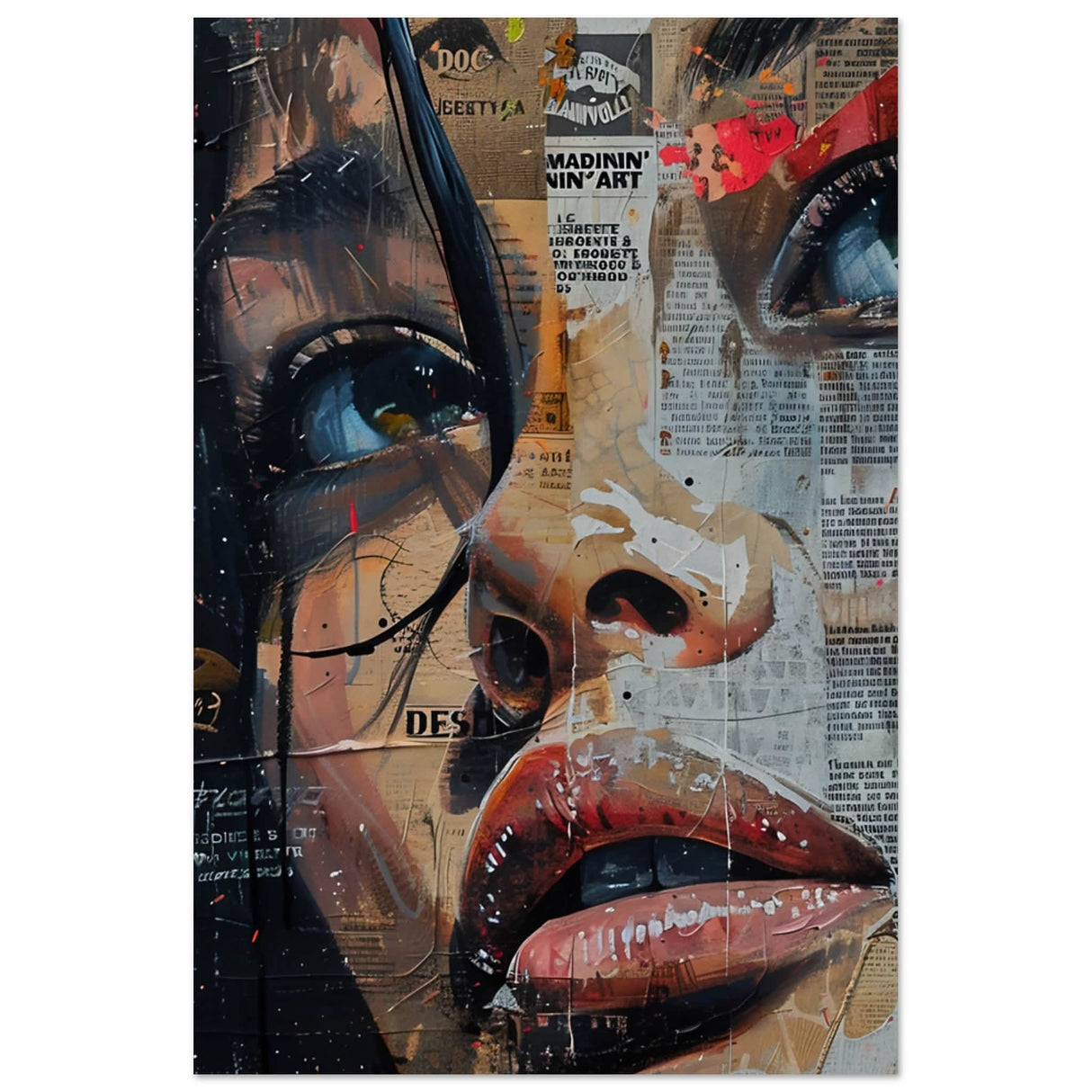 Da Vinci Pop Art Wall Art - Aluminum Print - 40x60 cm / 16x24″ -