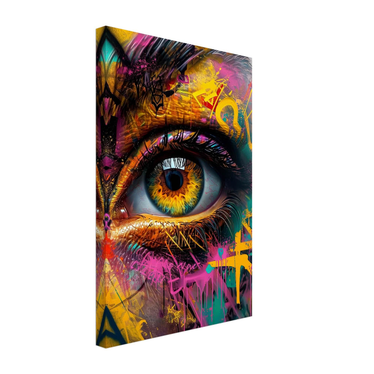 Da Vinci Pop Art Wall Art - Canvas - 30x45 cm / 12x18″ - Slim