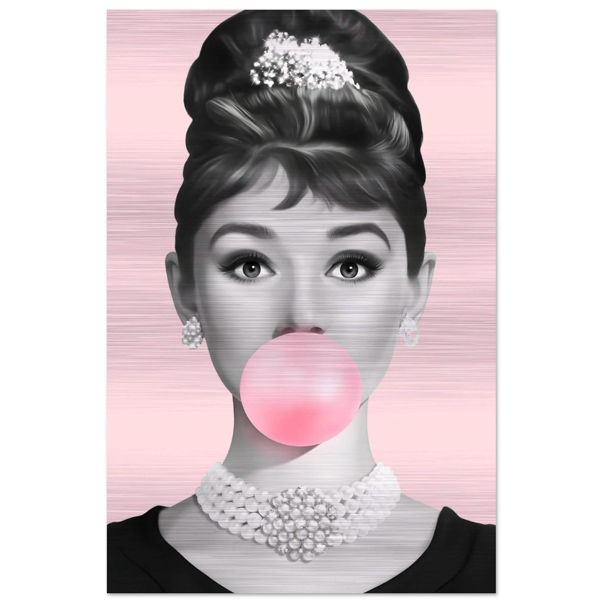 Da Vinci Pop Art Wall Art - Brushed Aluminum Print - 50x75 cm / 20x30″ -