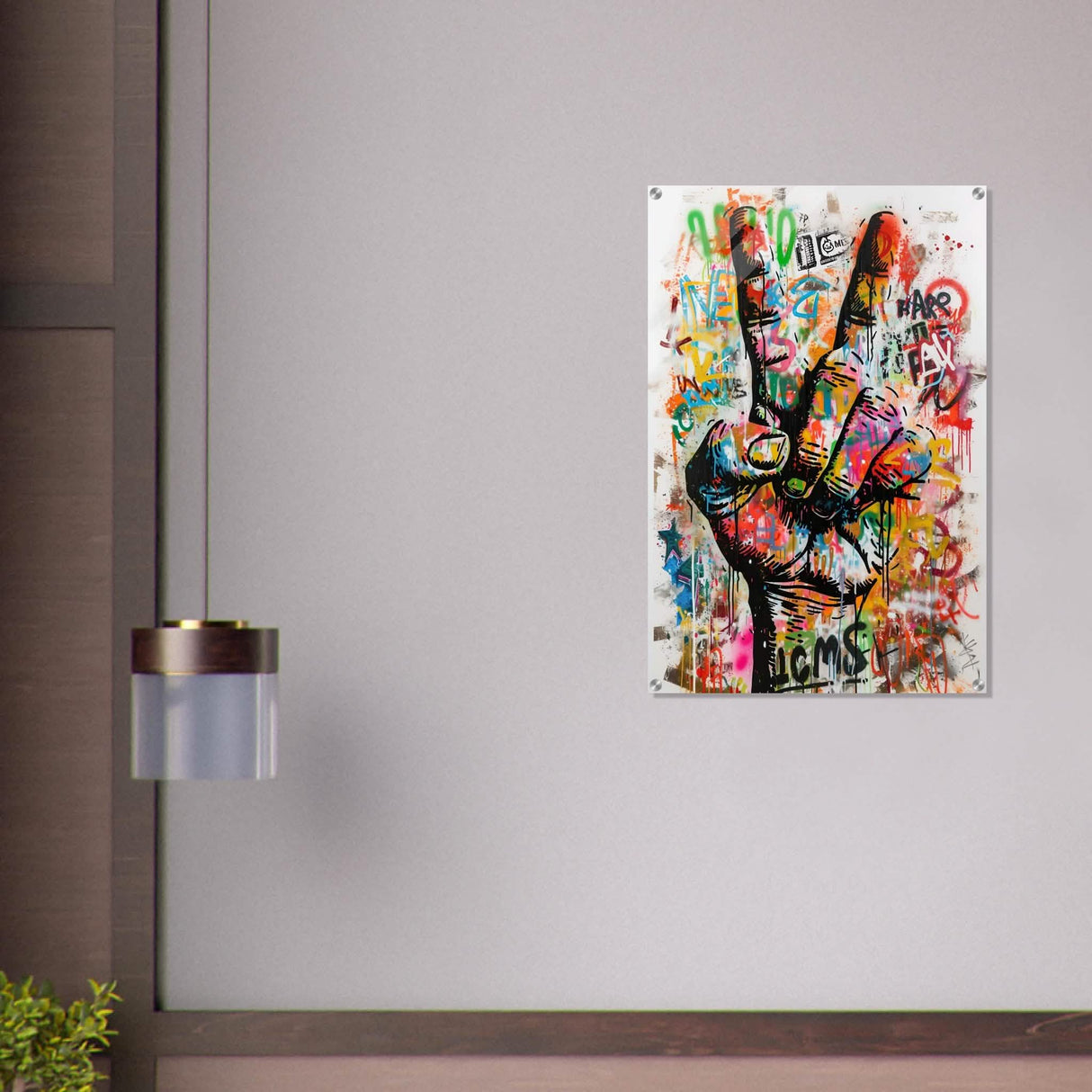 Da Vinci Pop Art Wall Art - Acrylic Print - 60x90 cm / 24x36″ -