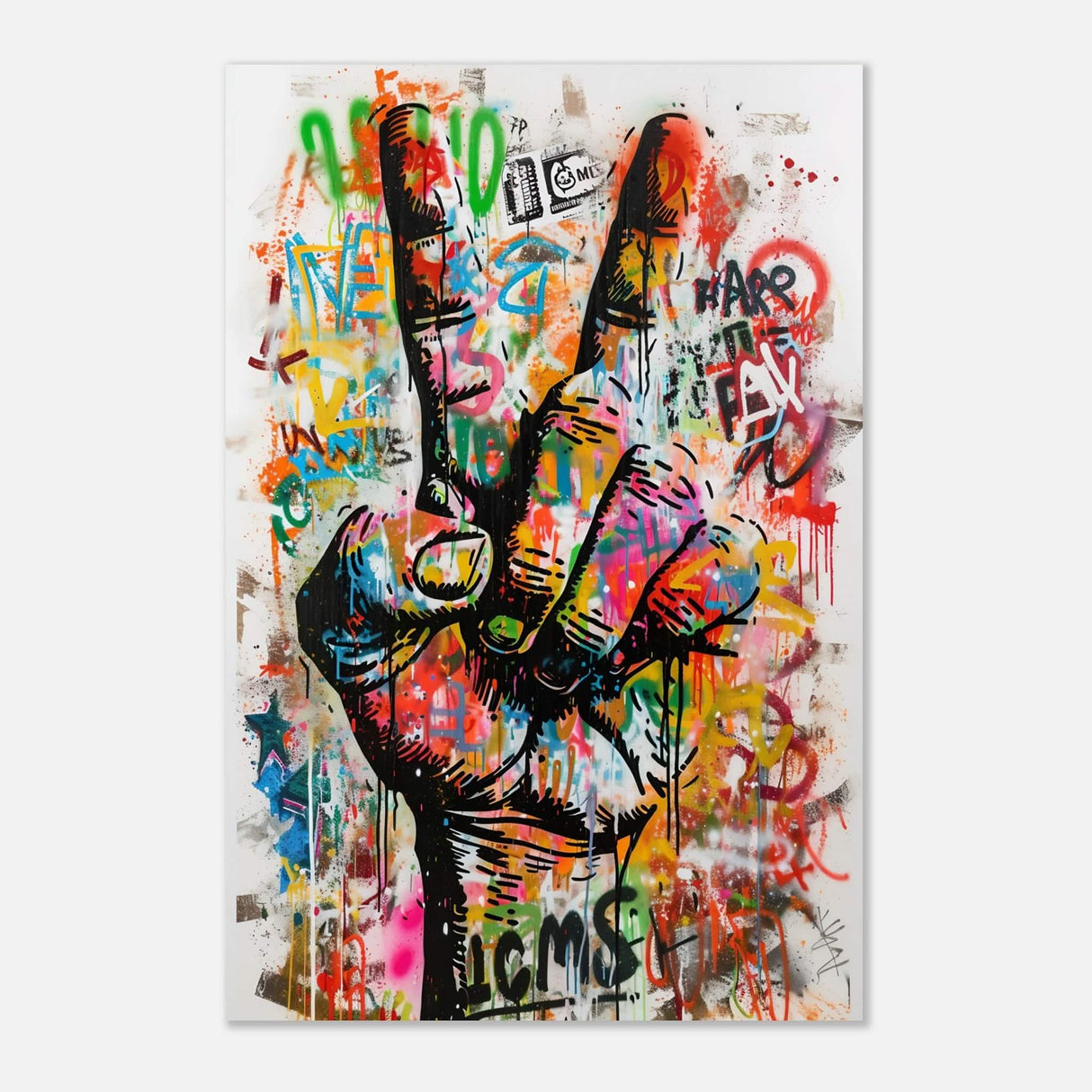 Da Vinci Pop Art Wall Art - Aluminum Print - 60x90 cm / 24x36″ -