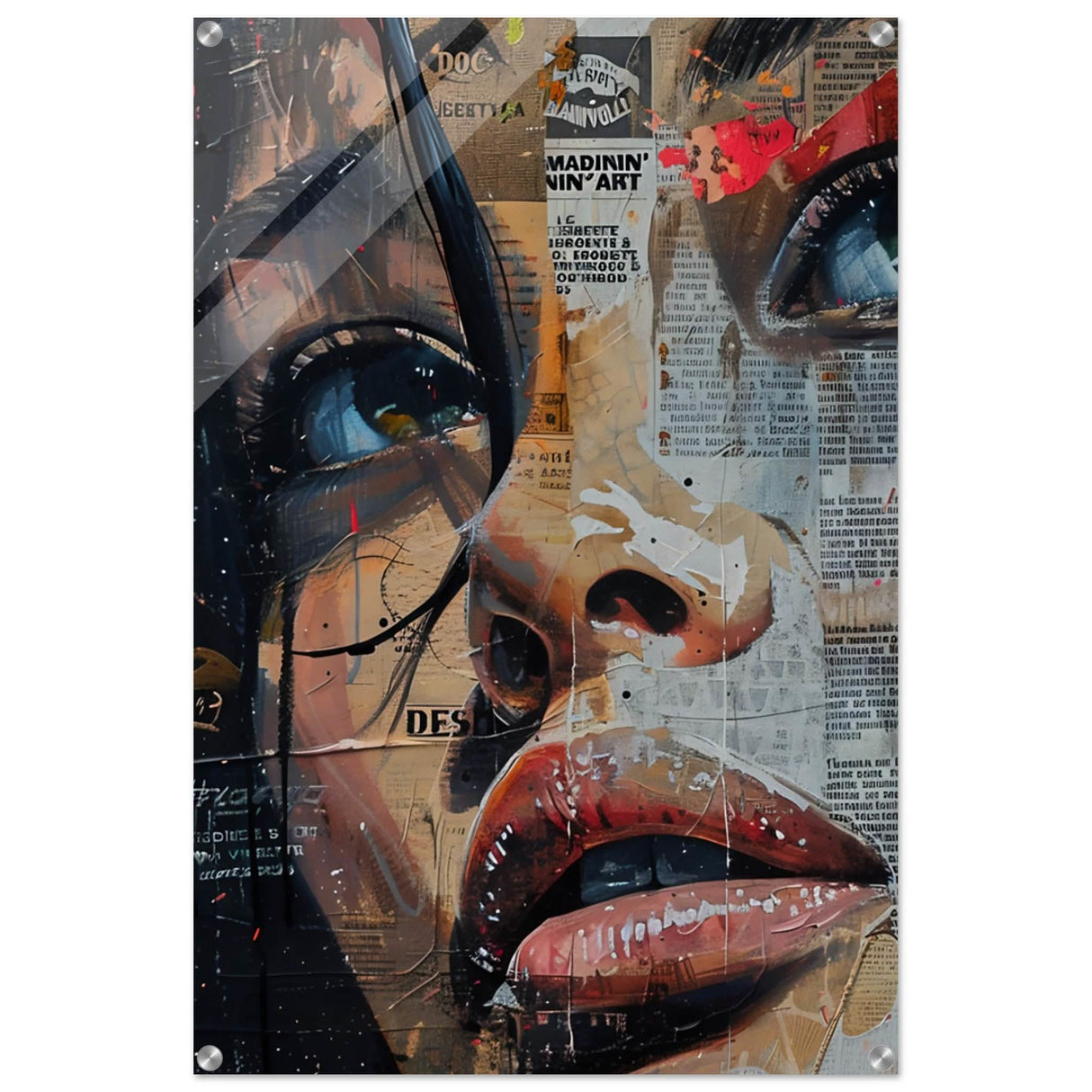 Da Vinci Pop Art Wall Art - Acrylic Print - 60x90 cm / 24x36″ -