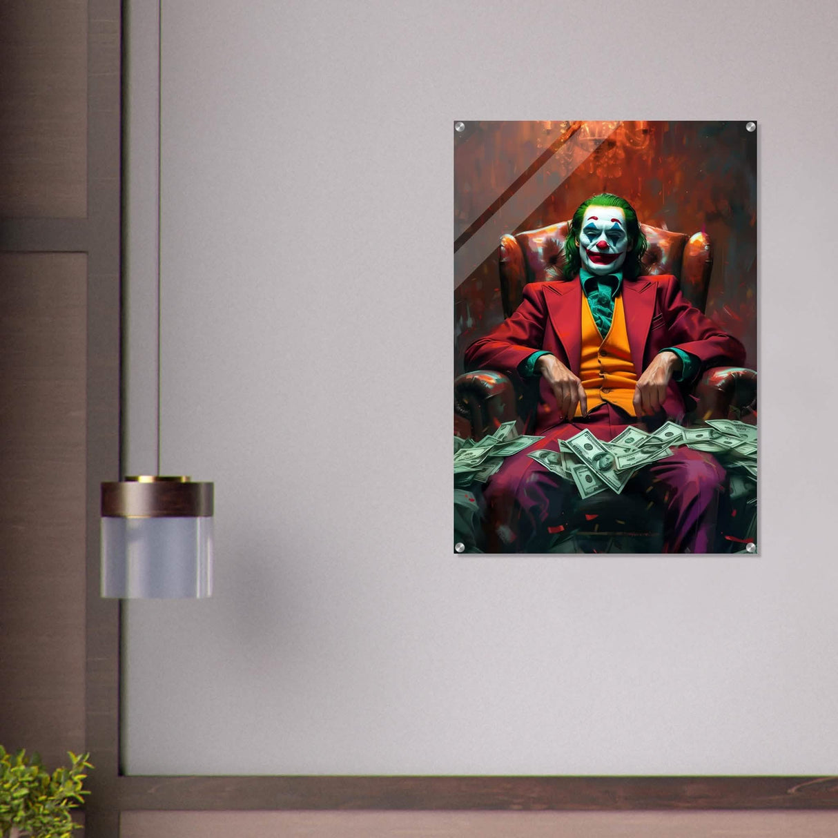 Da Vinci Pop Art Wall Art - Acrylic Print - 70x100 cm / 28x40″ -