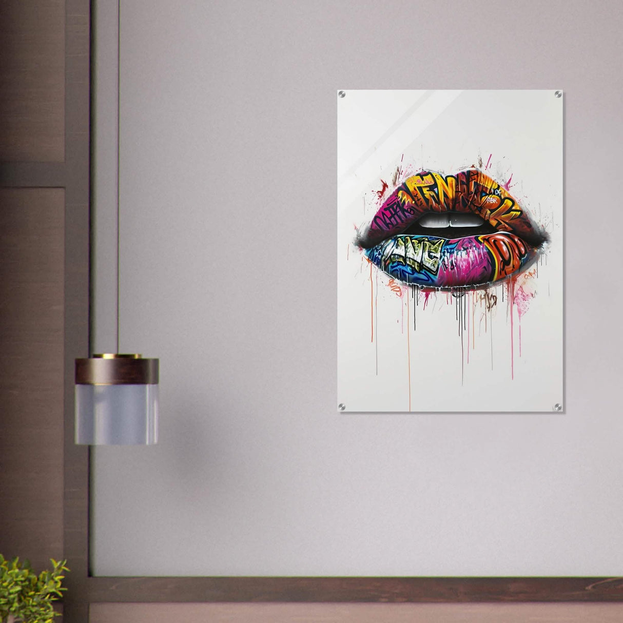 Da Vinci Pop Art Wall Art - Acrylic Print - 70x100 cm / 28x40″ -