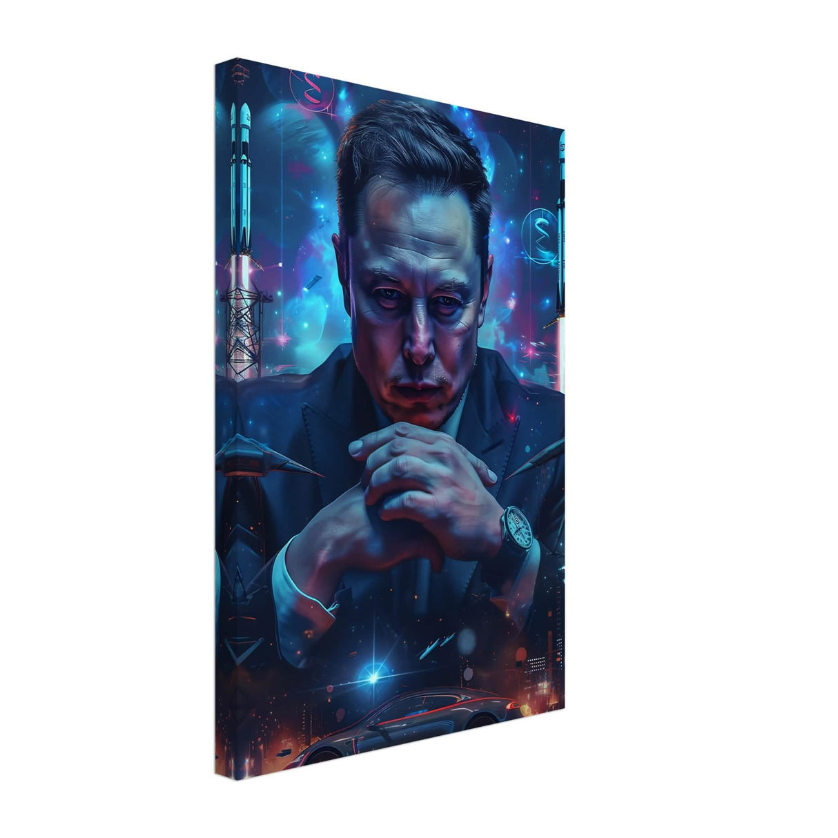 Da Vinci Pop Art Wall Art - Canvas - 30x45 cm / 12x18″ - Slim