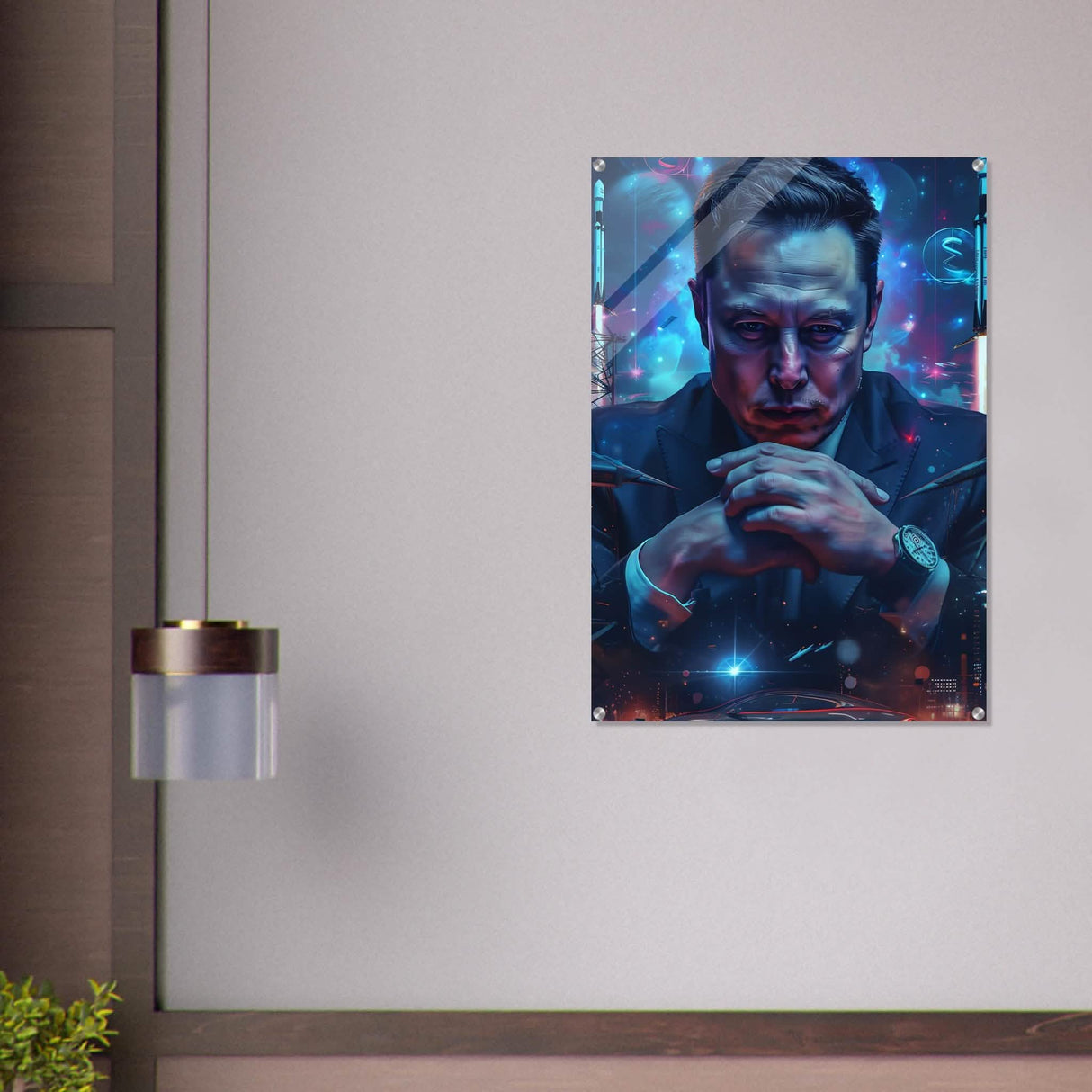 Da Vinci Pop Art Wall Art - Acrylic Print - 70x100 cm / 28x40″ -