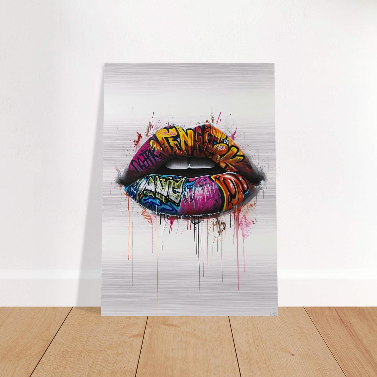 Da Vinci Pop Art Wall Art - Brushed Aluminum Print - 70x100 cm / 28x40″ -