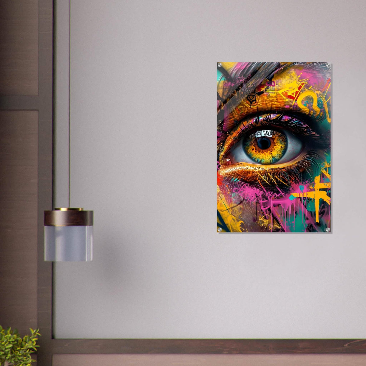 Da Vinci Pop Art Wall Art - Acrylic Print - 60x90 cm / 24x36″ -