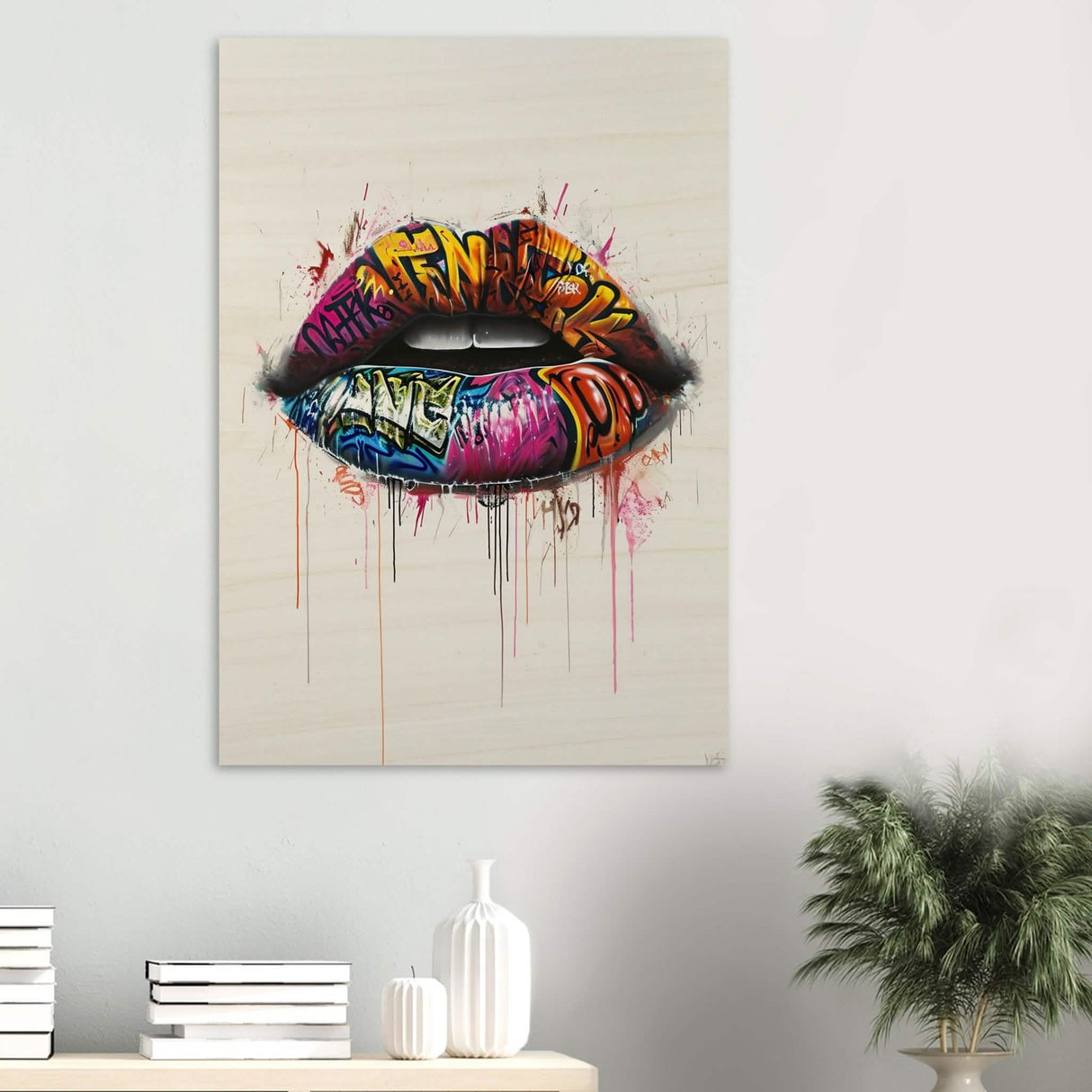 Da Vinci Pop Art Wall Art - Wood Prints - 70x100 cm / 28x40″ - 20 mm