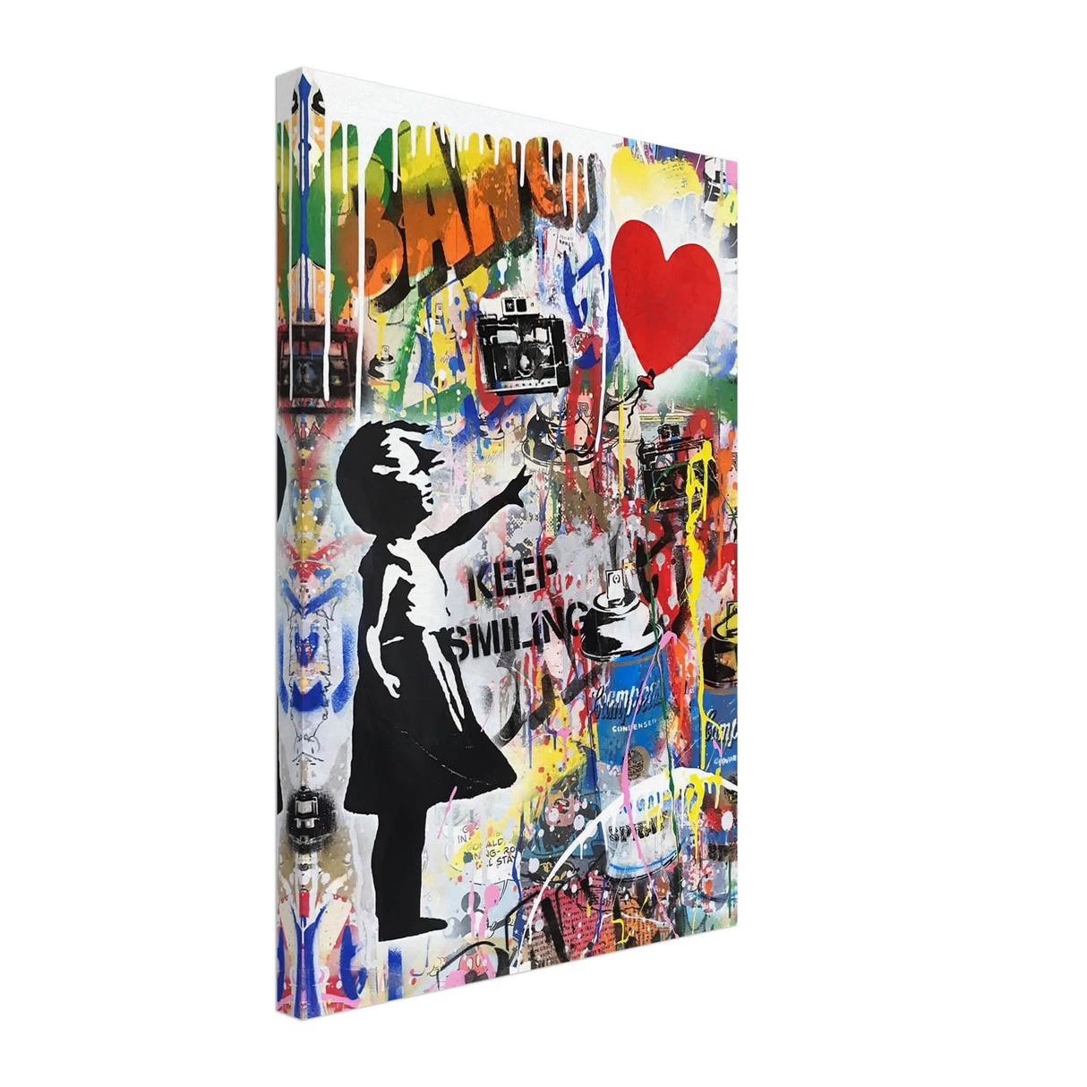 Da Vinci Pop Art Wall Art - Canvas - 40x60 cm / 16x24″ - Thick