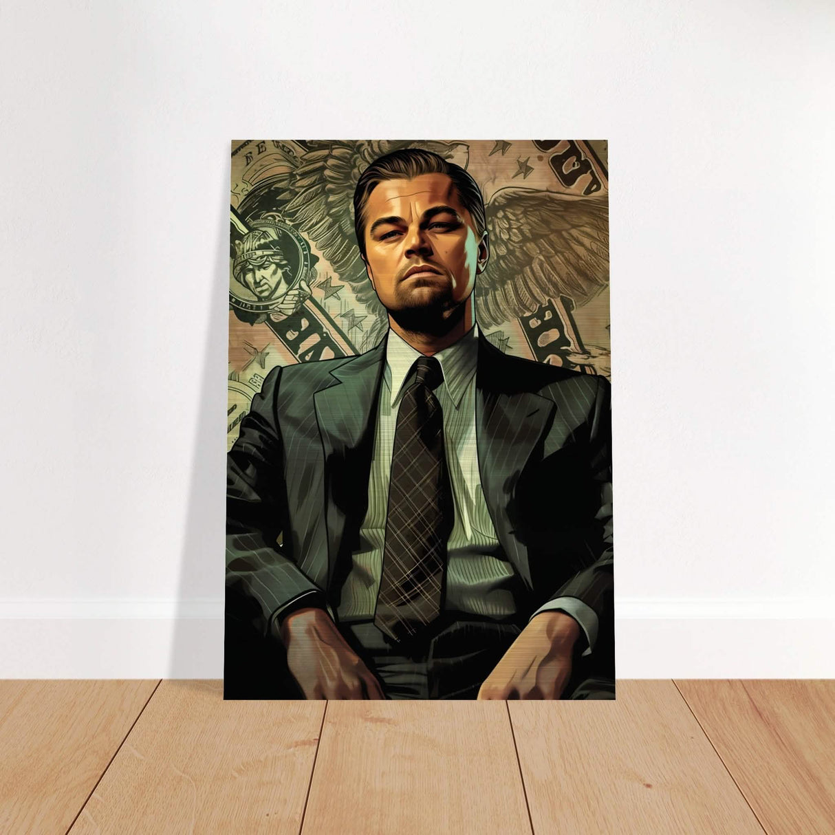 Da Vinci Pop Art Wall Art - Brushed Aluminum Print - 70x100 cm / 28x40″ -