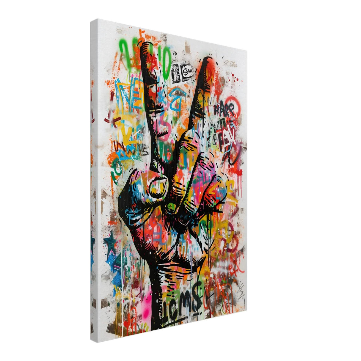 Da Vinci Pop Art Wall Art - Canvas - 50x75 cm / 20x30″ - Thick