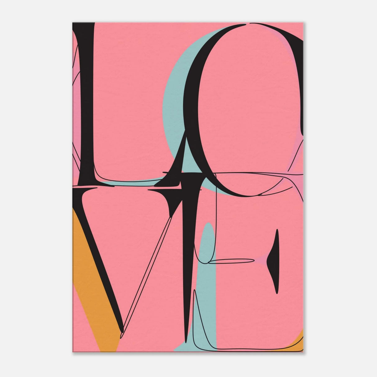 Da Vinci Pop Art Wall art - Canvas - 70x100 cm / 28x40″ - Slim