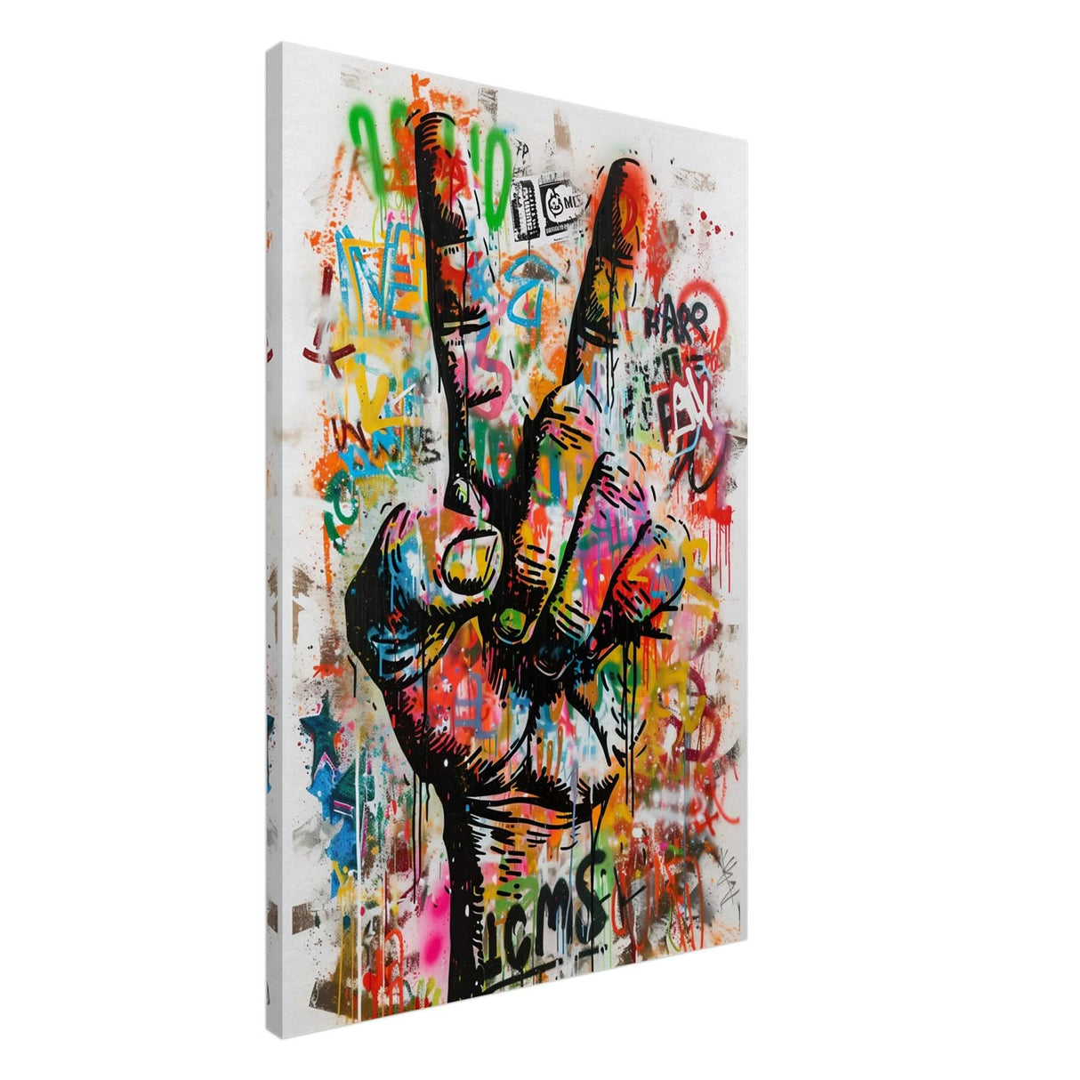 Da Vinci Pop Art Wall Art - Canvas - 60x90 cm / 24x36″ - Slim