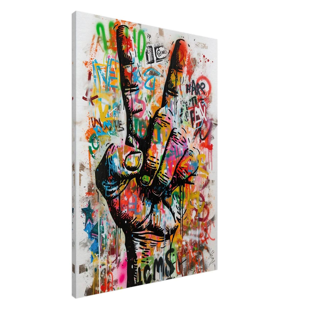 Da Vinci Pop Art Wall Art - Canvas - 70x100 cm / 28x40″ - Slim