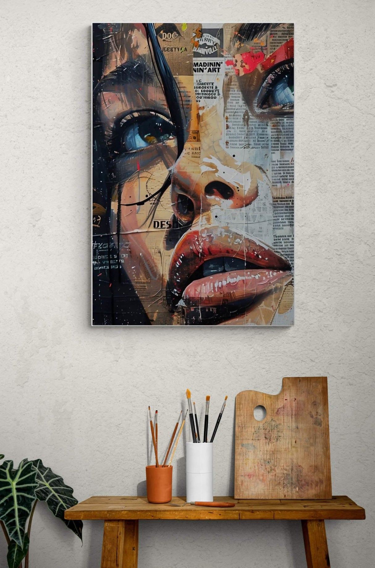 Da Vinci Pop Art Wall Art - Aluminum Print - 60x90 cm / 24x36″ -