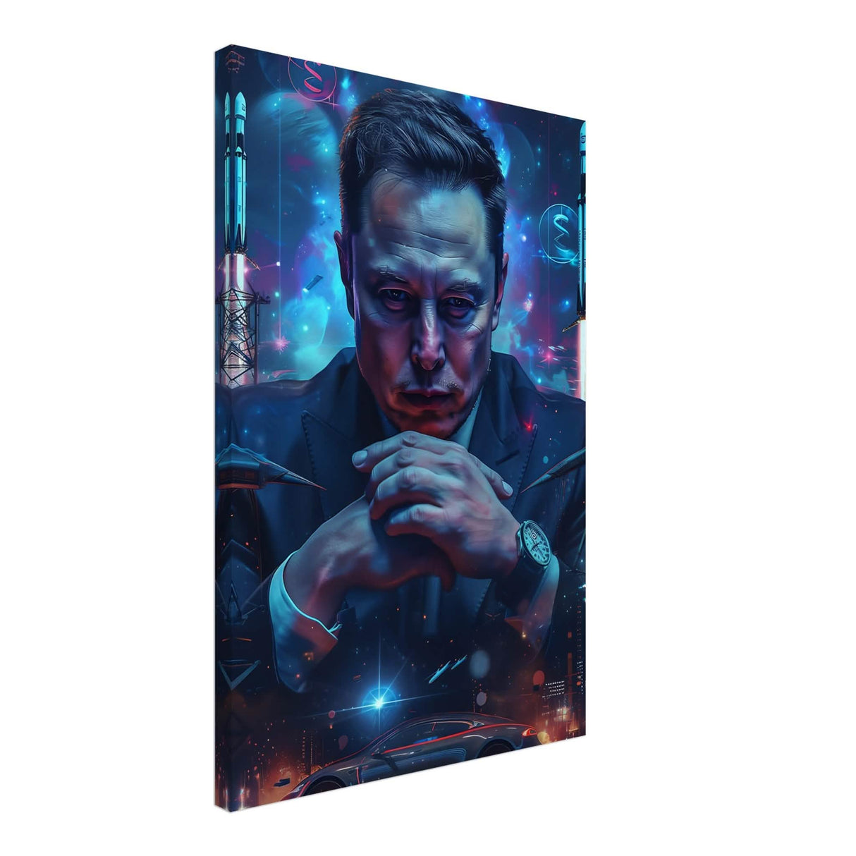 Da Vinci Pop Art Wall Art - Canvas - 50x75 cm / 20x30″ - Thick