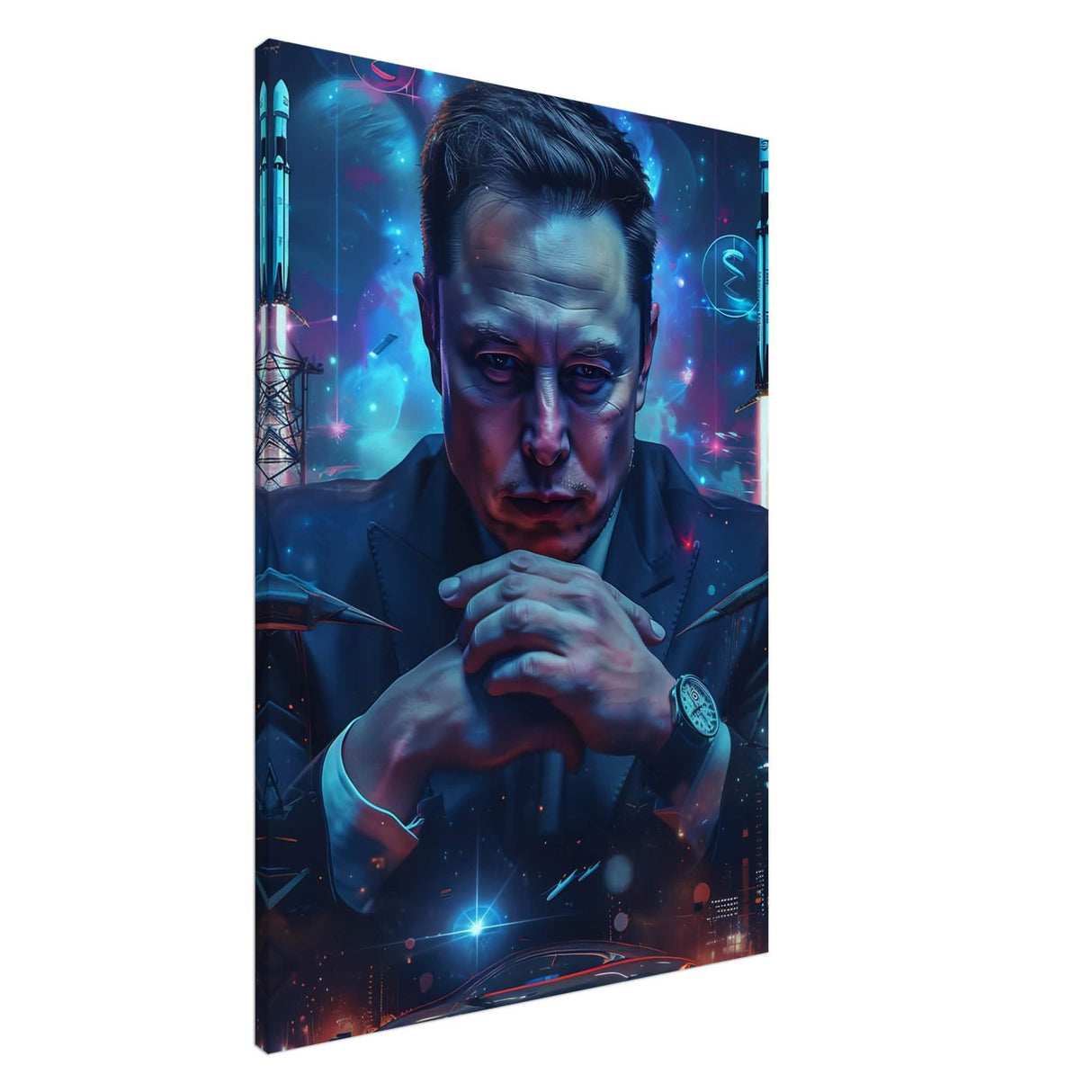 Da Vinci Pop Art Wall Art - Canvas - 70x100 cm / 28x40″ - Slim